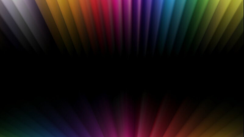Colorful Light Rays — Black, Vibrant