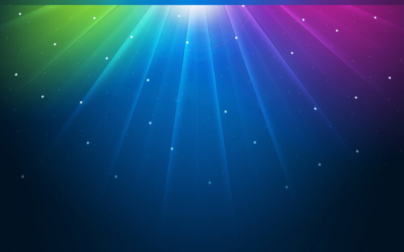 Colorful Light Rays — Blue