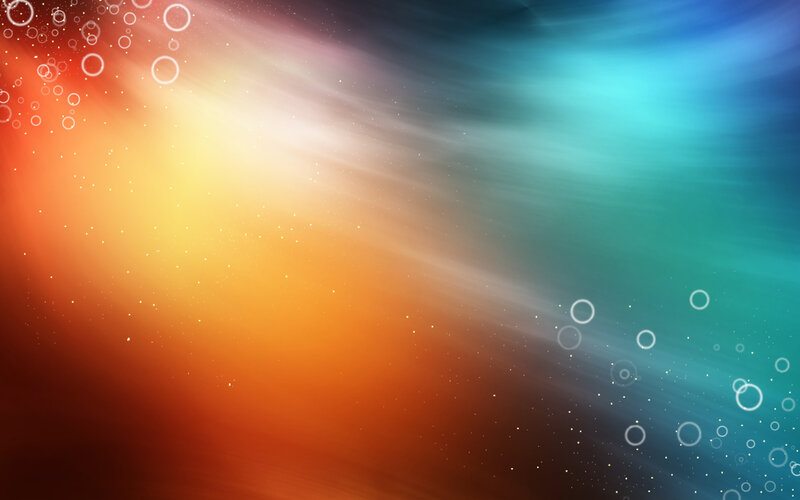 Colorful Light Rays — Orange