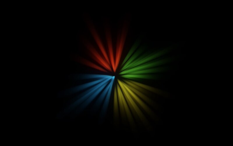 Colorful Light Rays — Red, Dynamic, Abstract