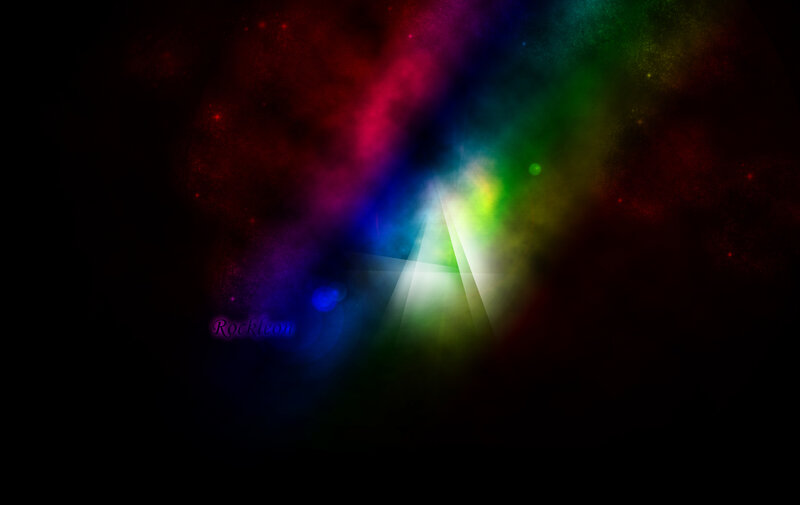 Colorful Light Rays — Red