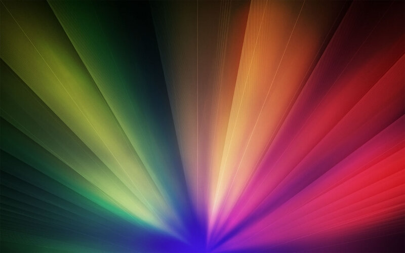 Colorful Light Rays — Red, Vibrant, Abstract, Gradient