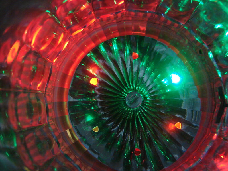 colorful light reflection