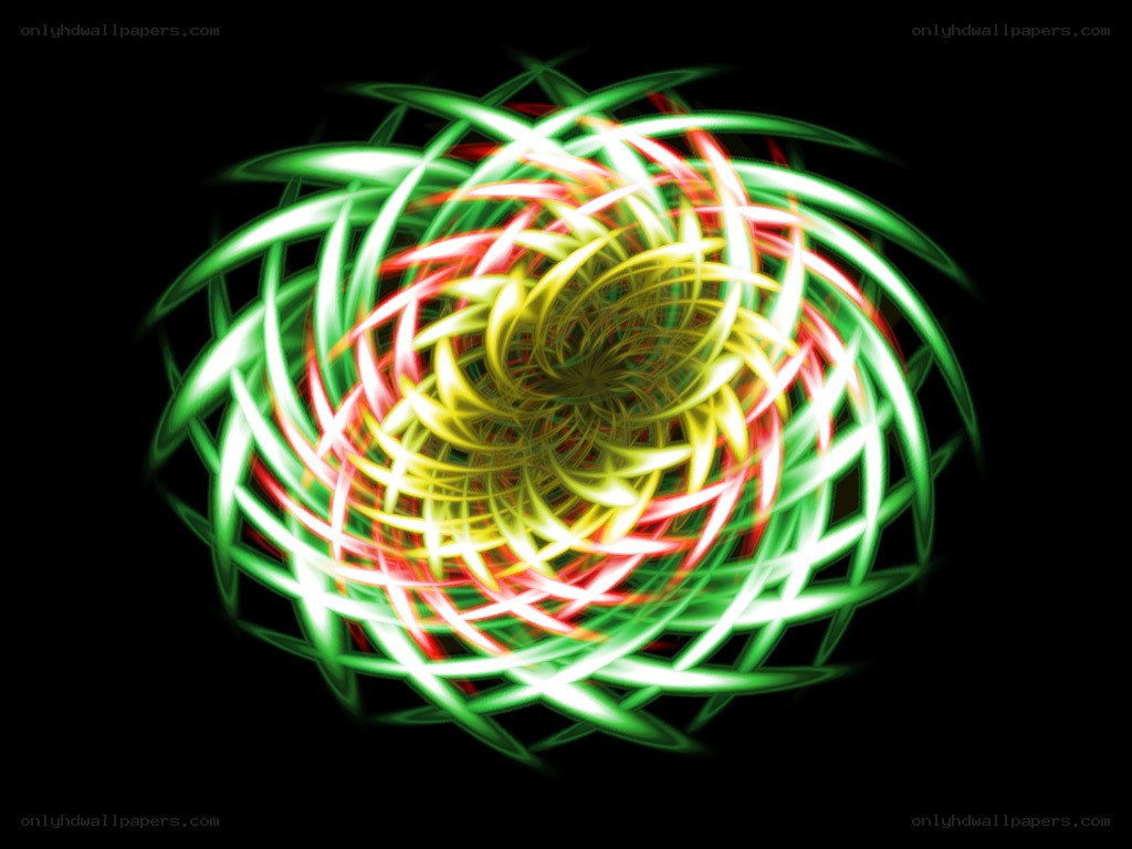 colorful light spiral pattern