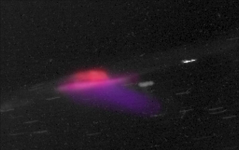 Colorful Light Streak — Purple