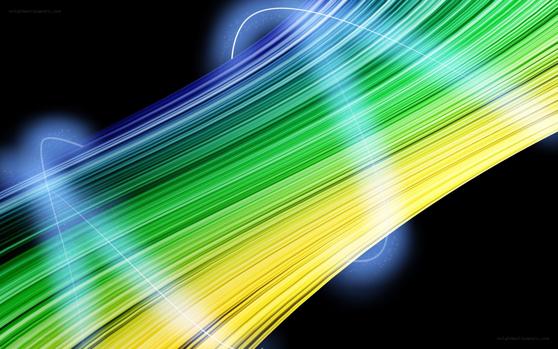 colorful light streaks