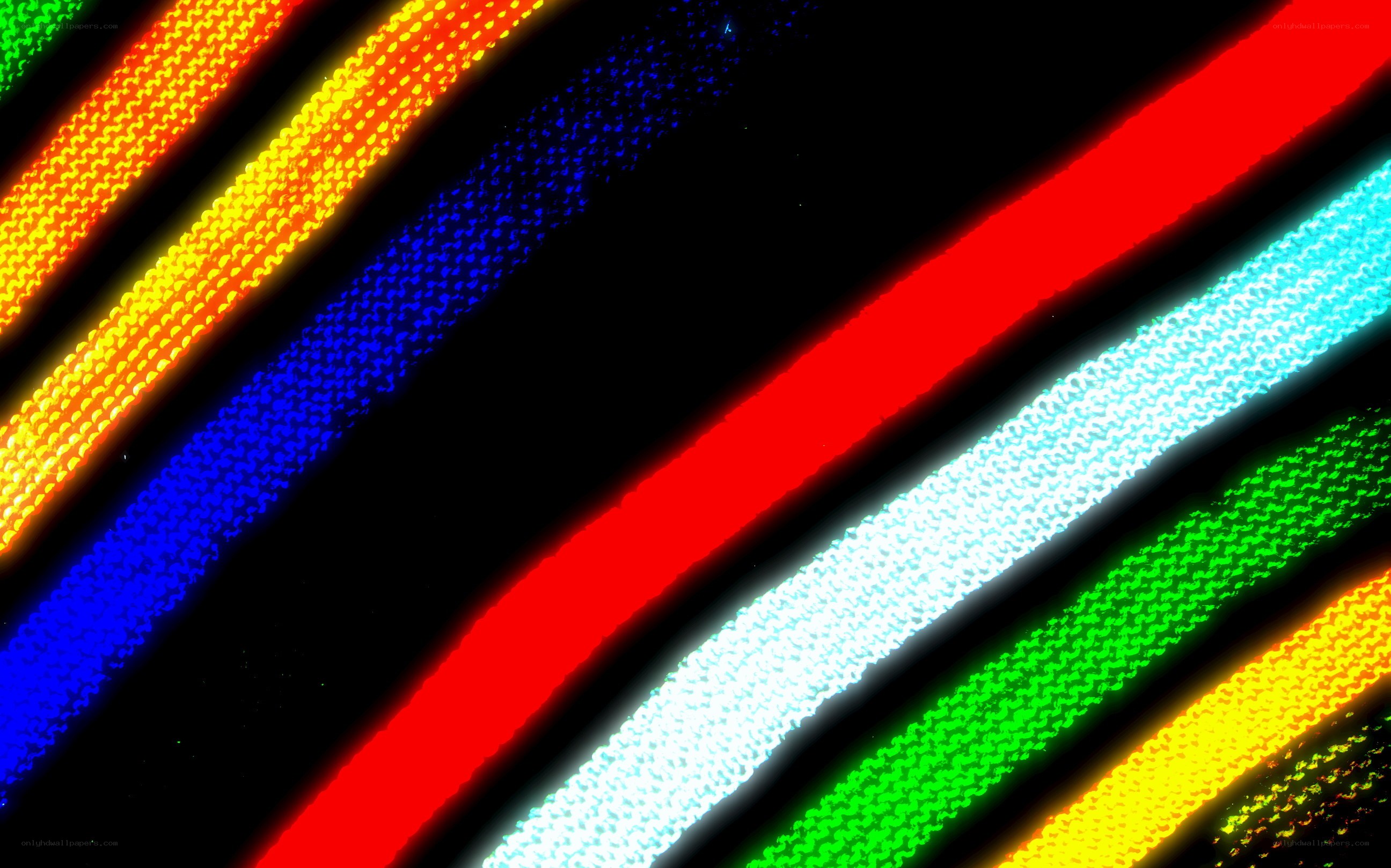 colorful light streaks