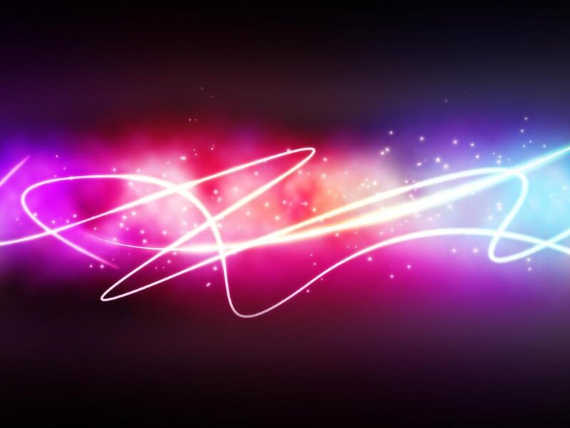 colorful light streaks