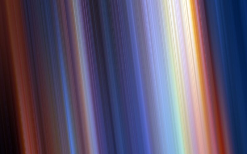 Colorful light streaks