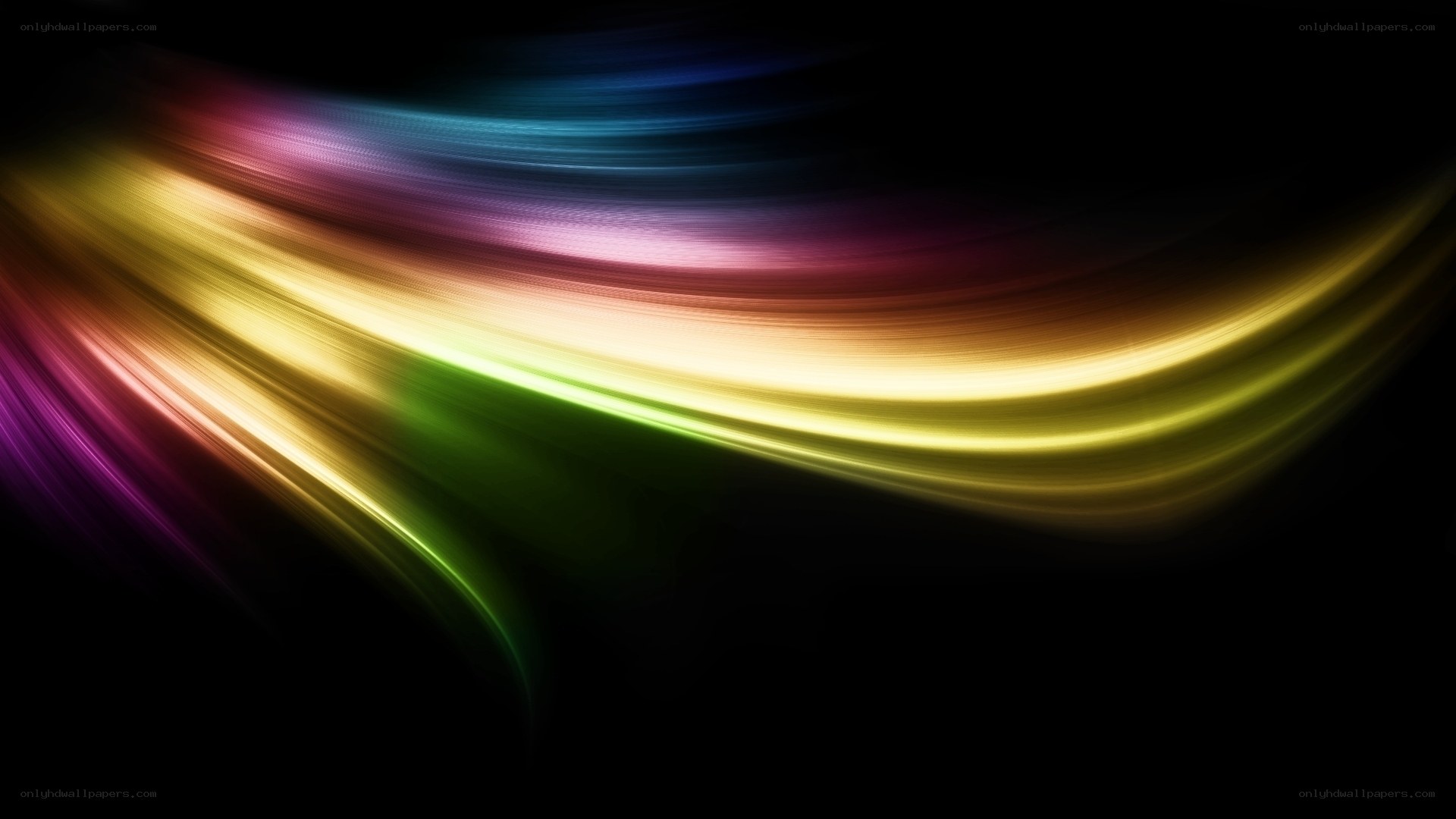 colorful light streaks