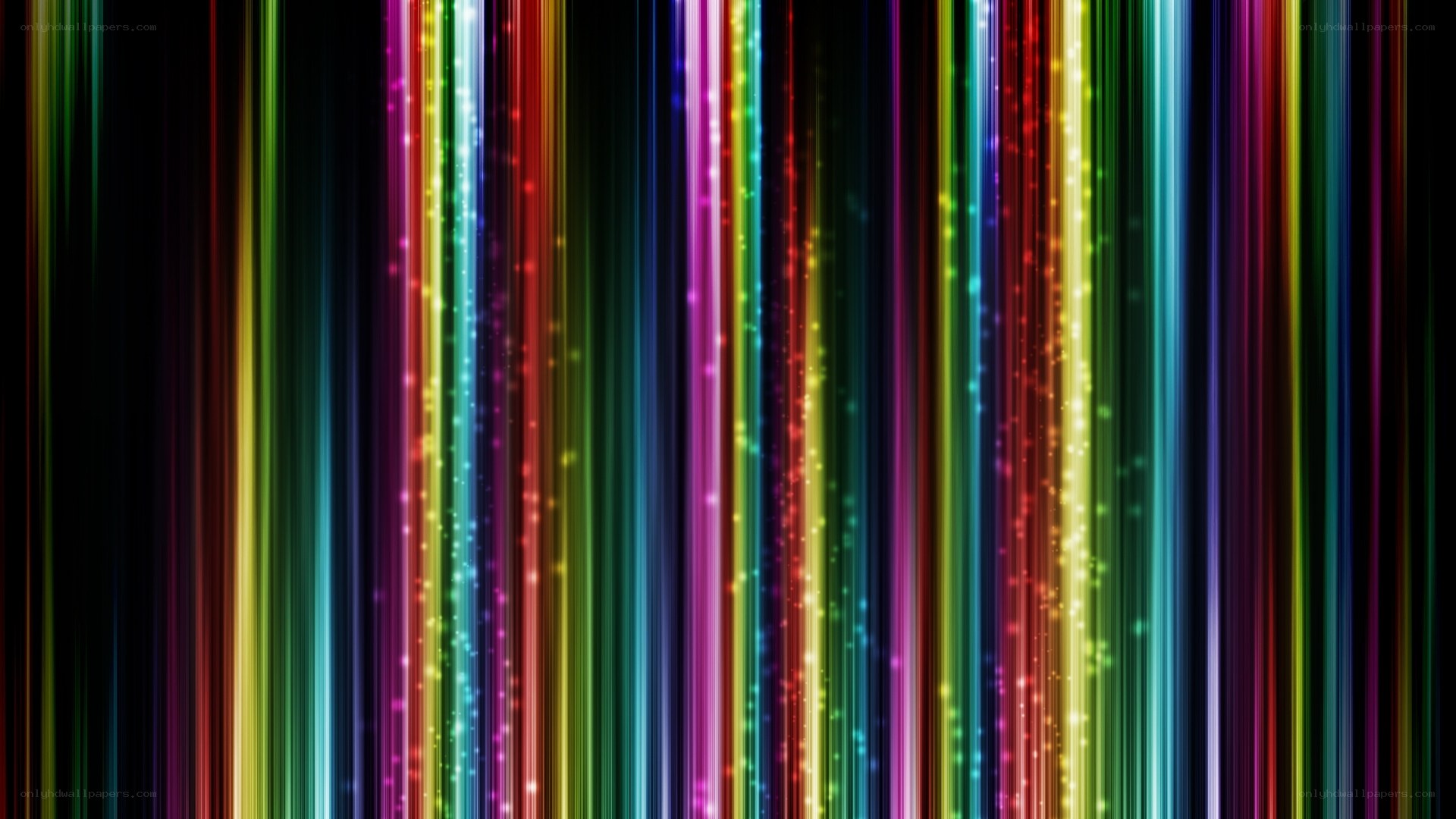 colorful light streaks