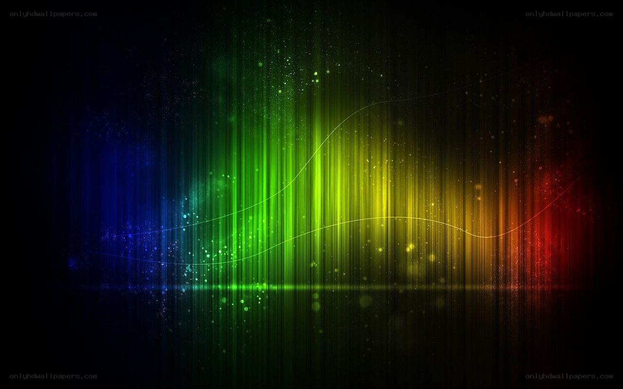 colorful light streaks
