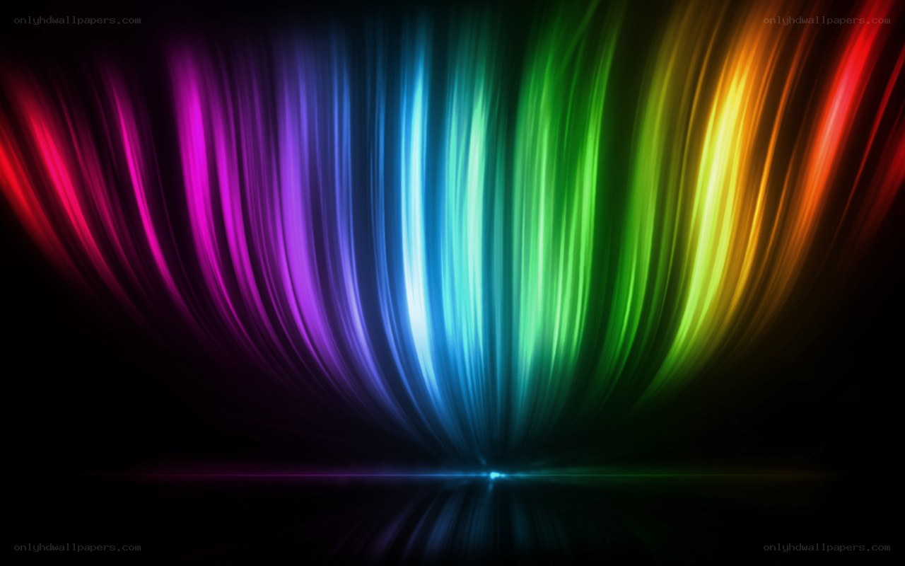 Colorful light streaks