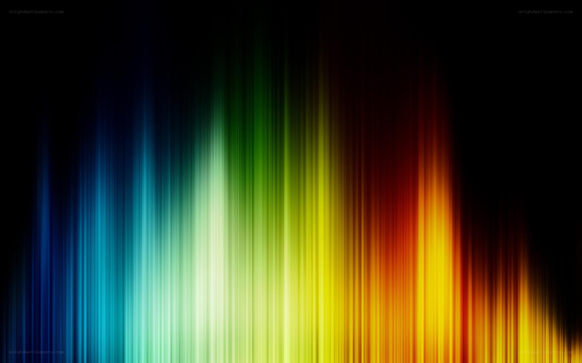 colorful light streaks