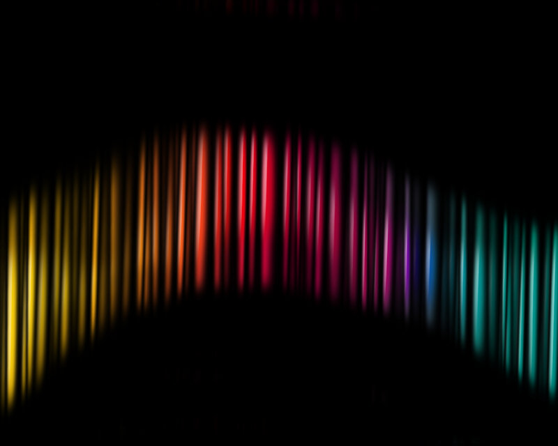colorful light streaks