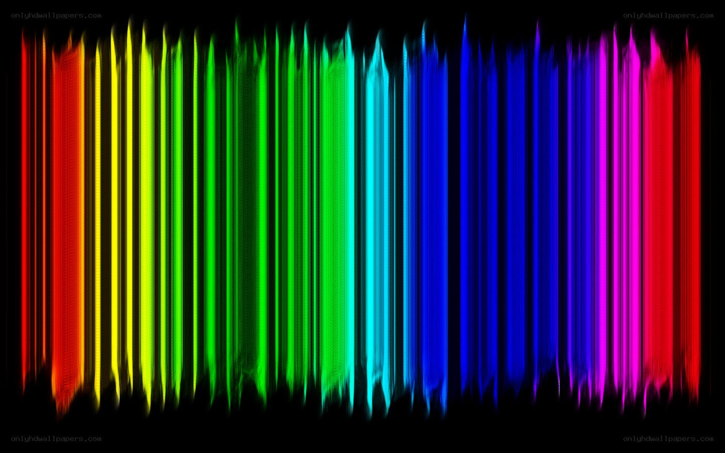 colorful light streaks