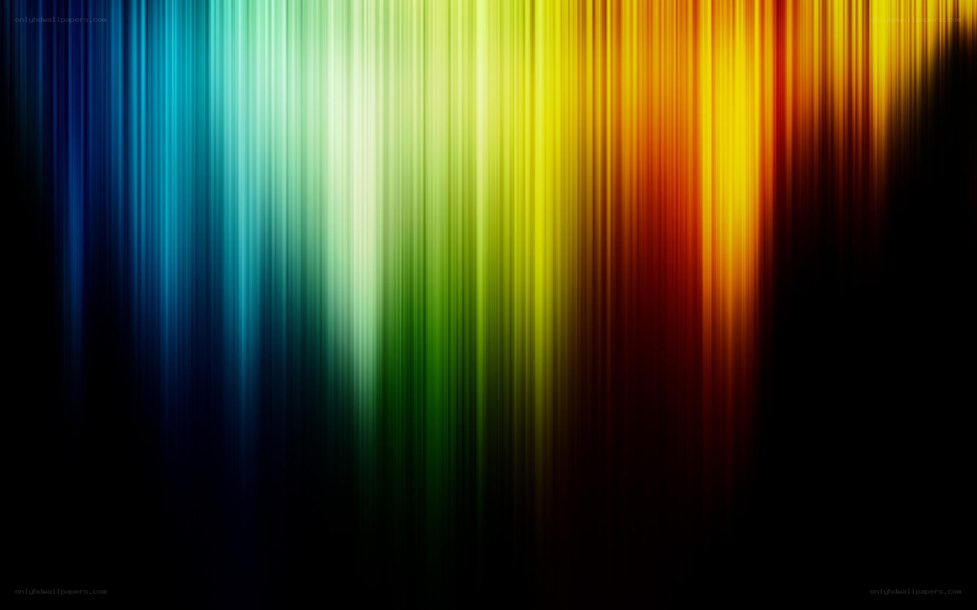 colorful light streaks