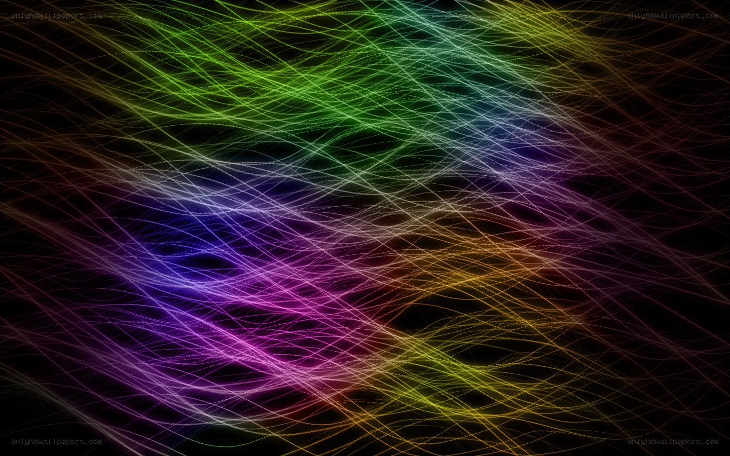 Colorful light streaks