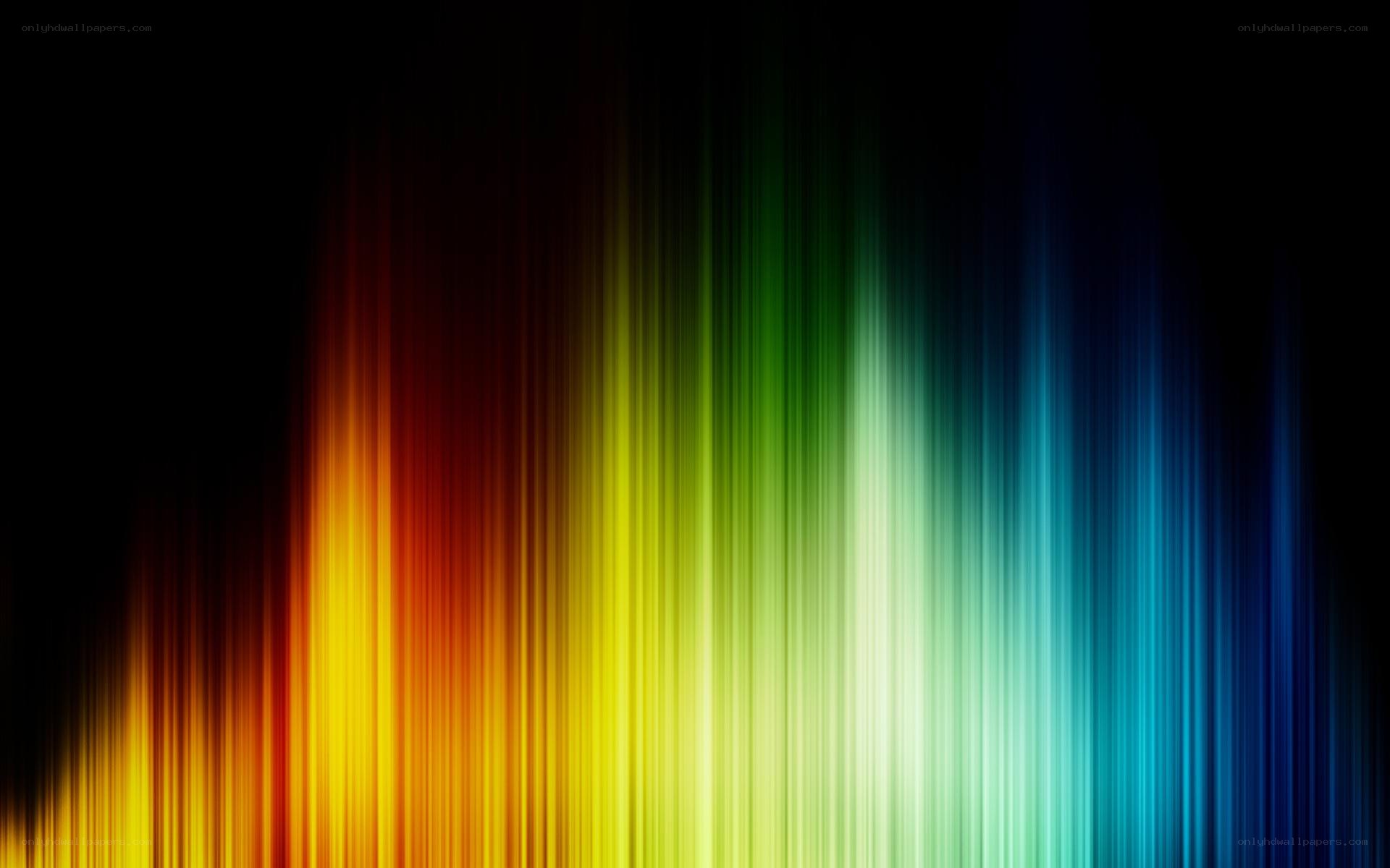 Colorful light streaks