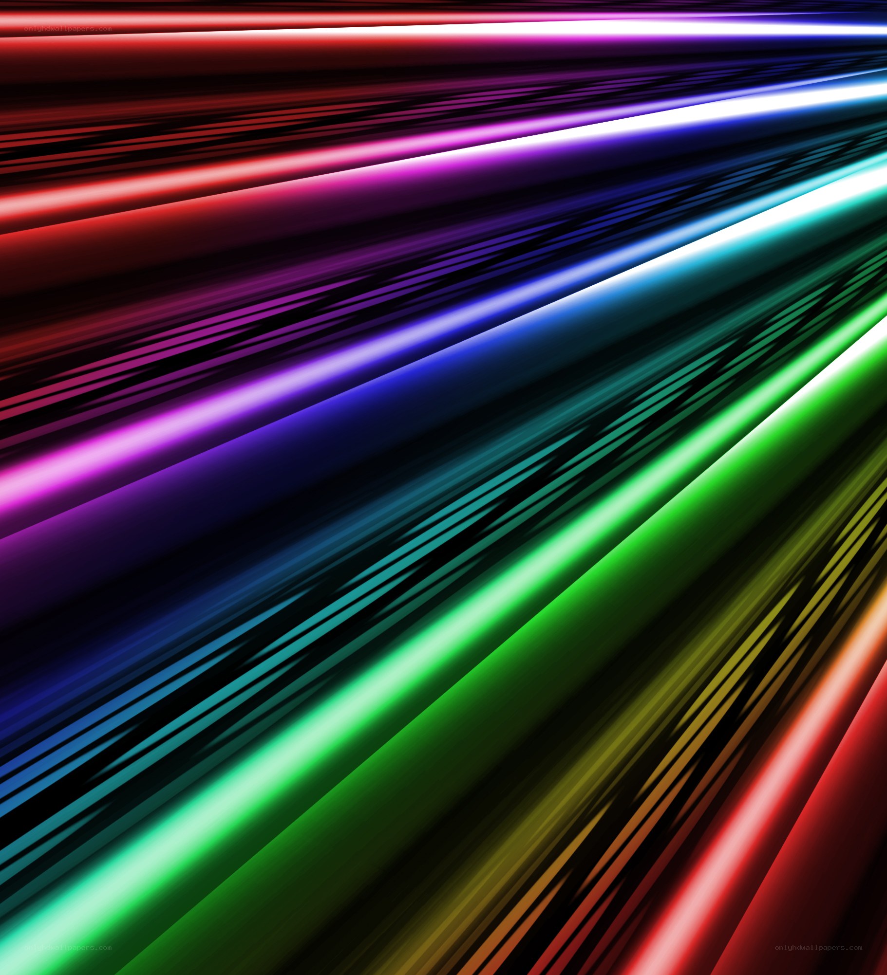 colorful light streaks