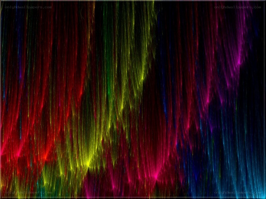 Colorful light streaks