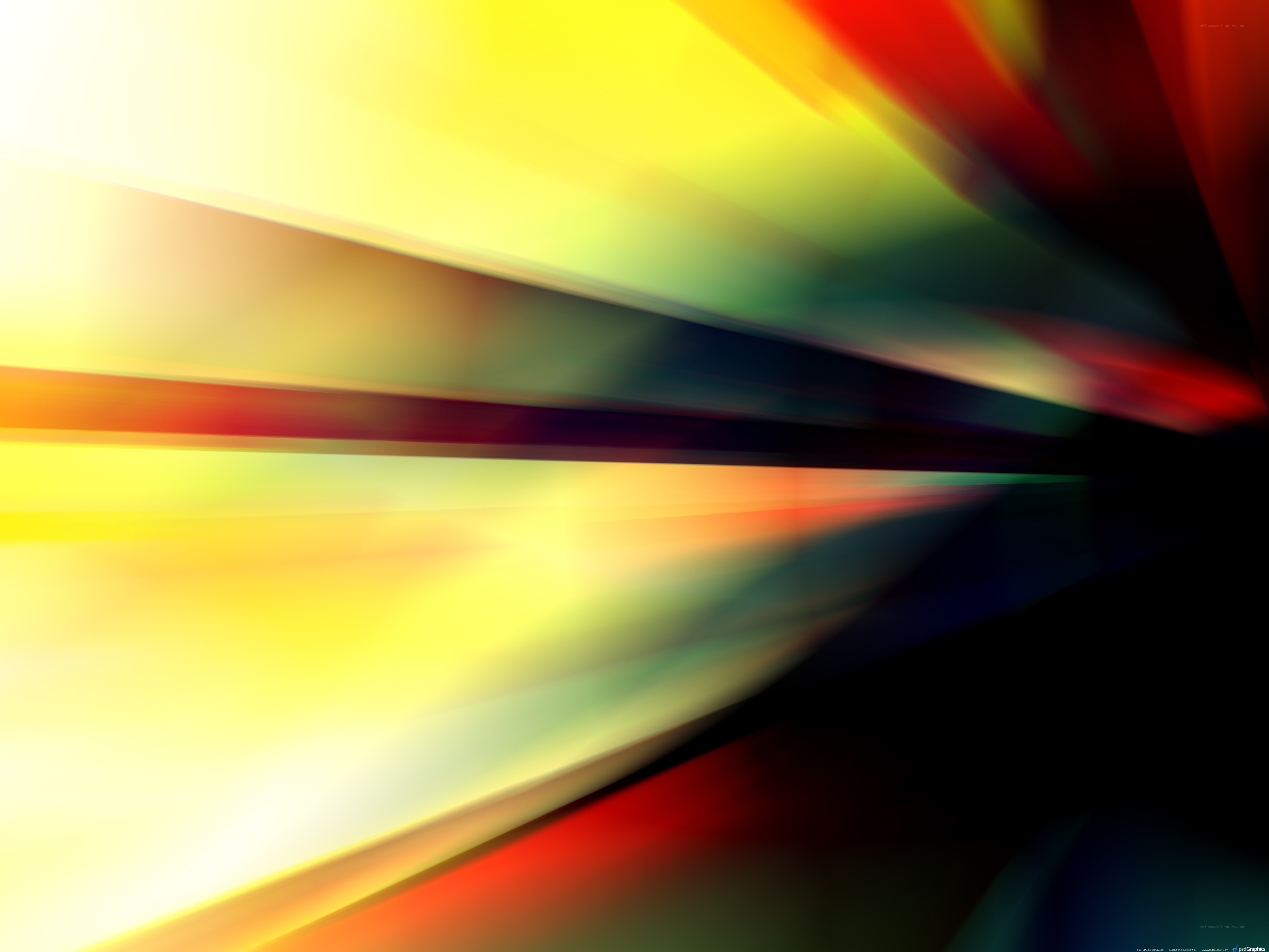 colorful light streaks