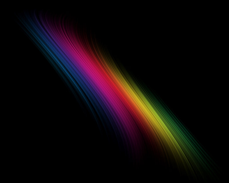 colorful light streaks