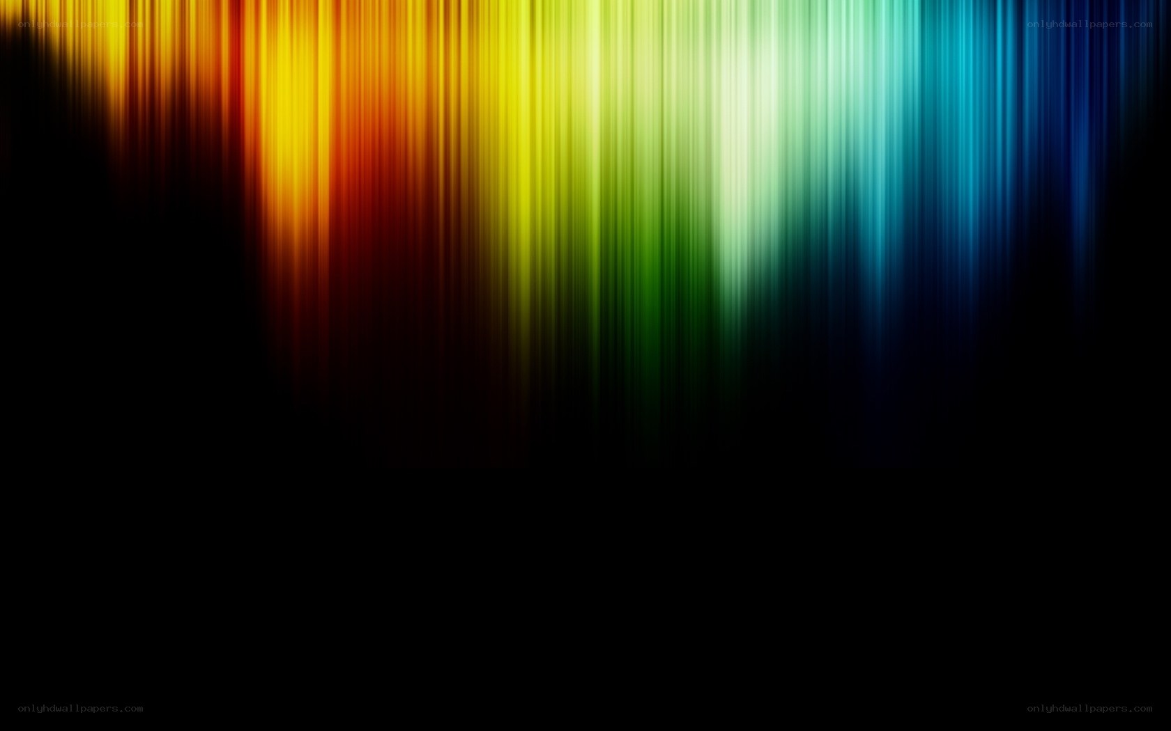 colorful light streaks