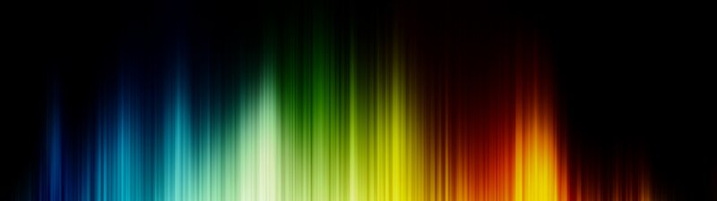 colorful light streaks