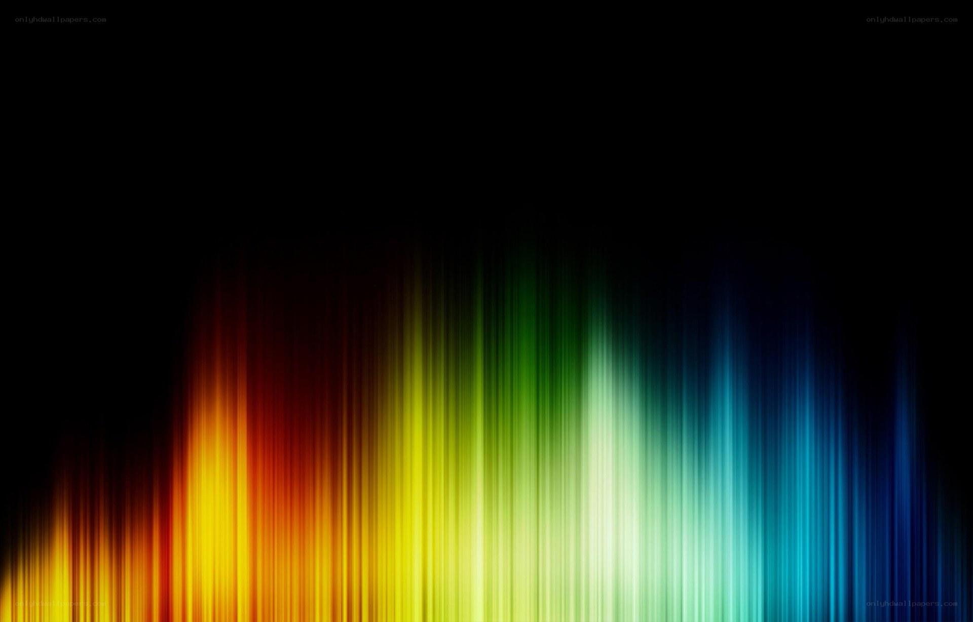 colorful light streaks