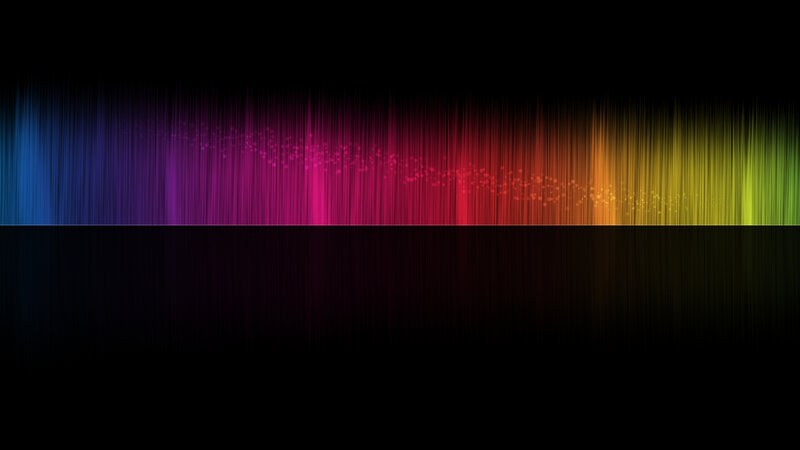 colorful light streaks