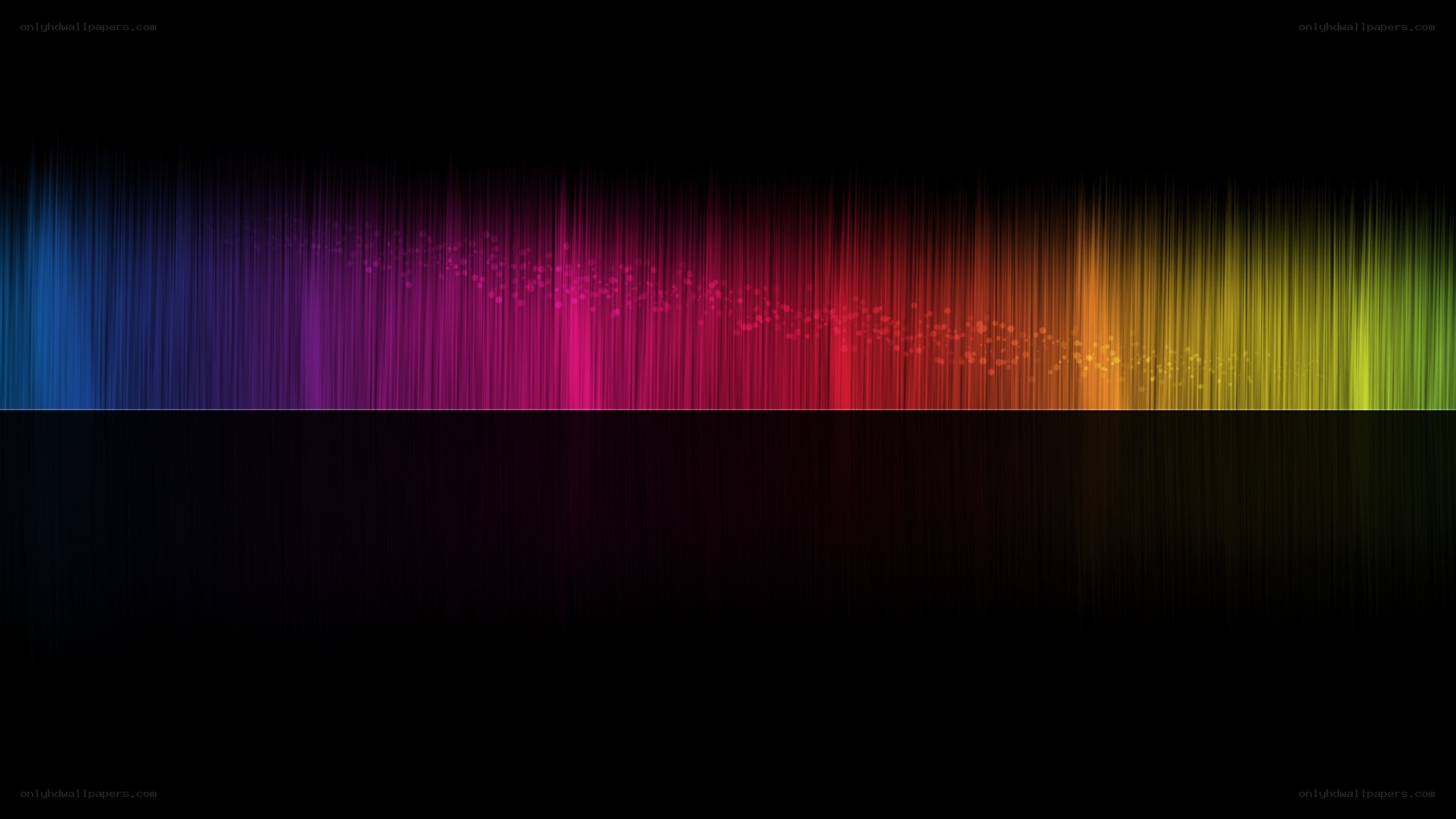 colorful light streaks