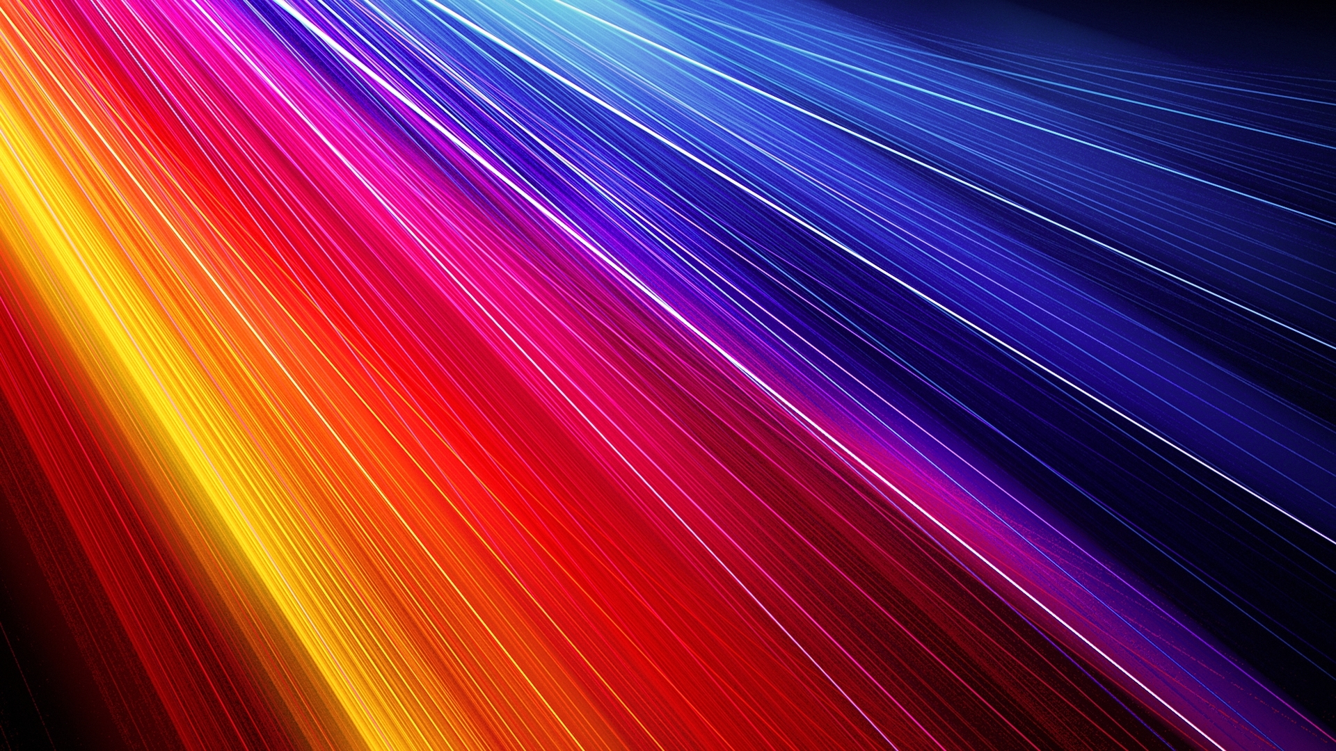 Colorful light streaks