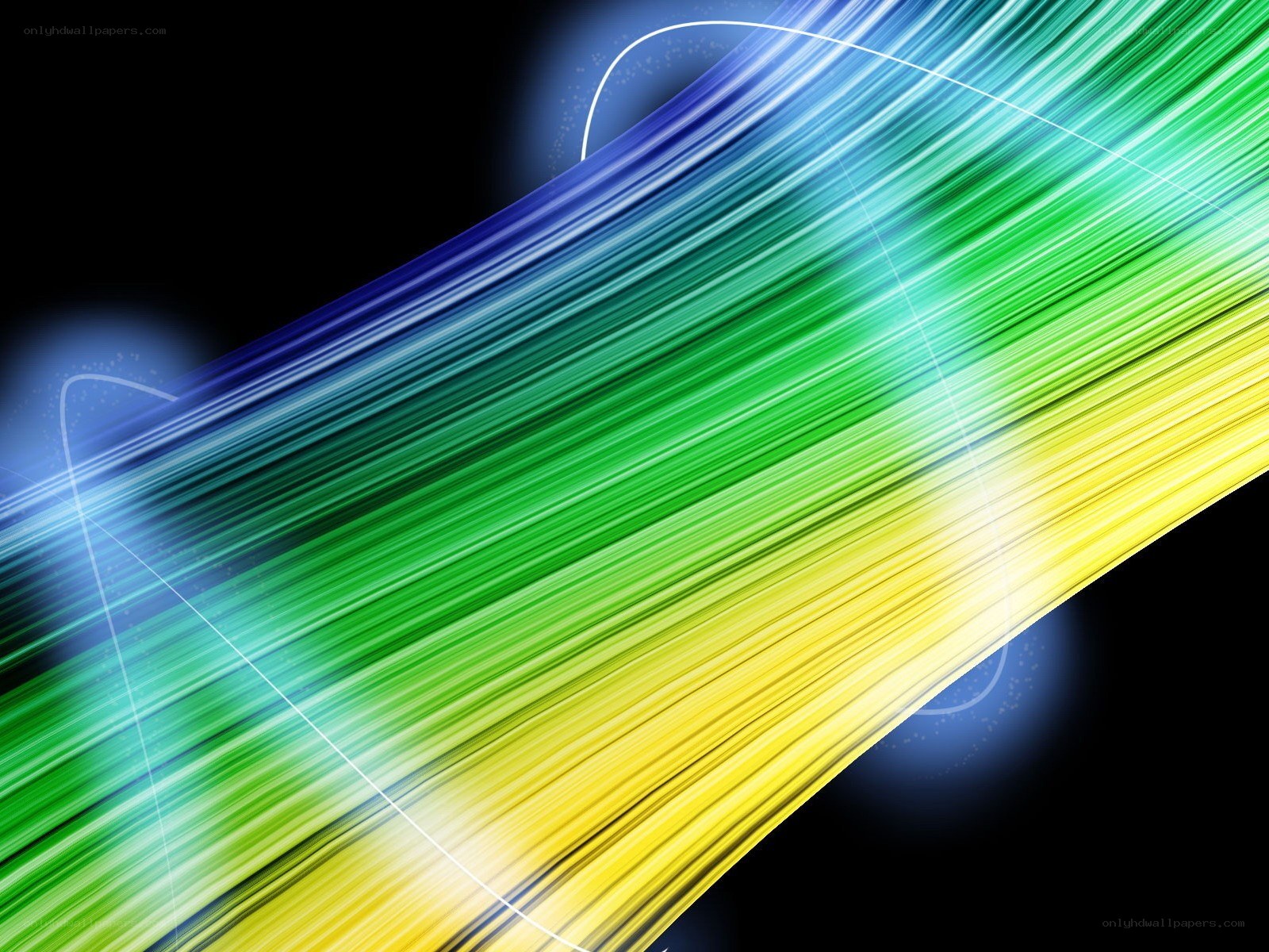 colorful light streaks