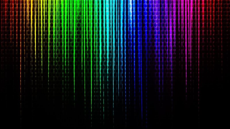 colorful light streaks