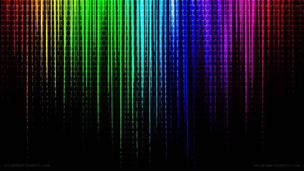 colorful light streaks