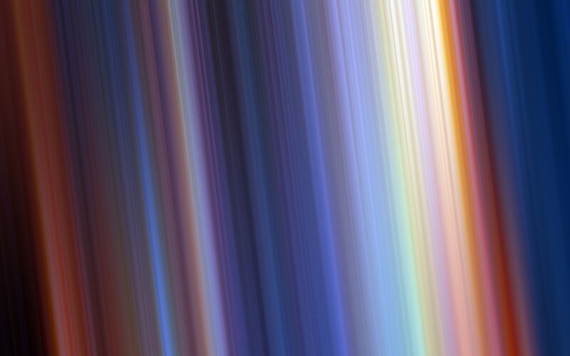 colorful light streaks