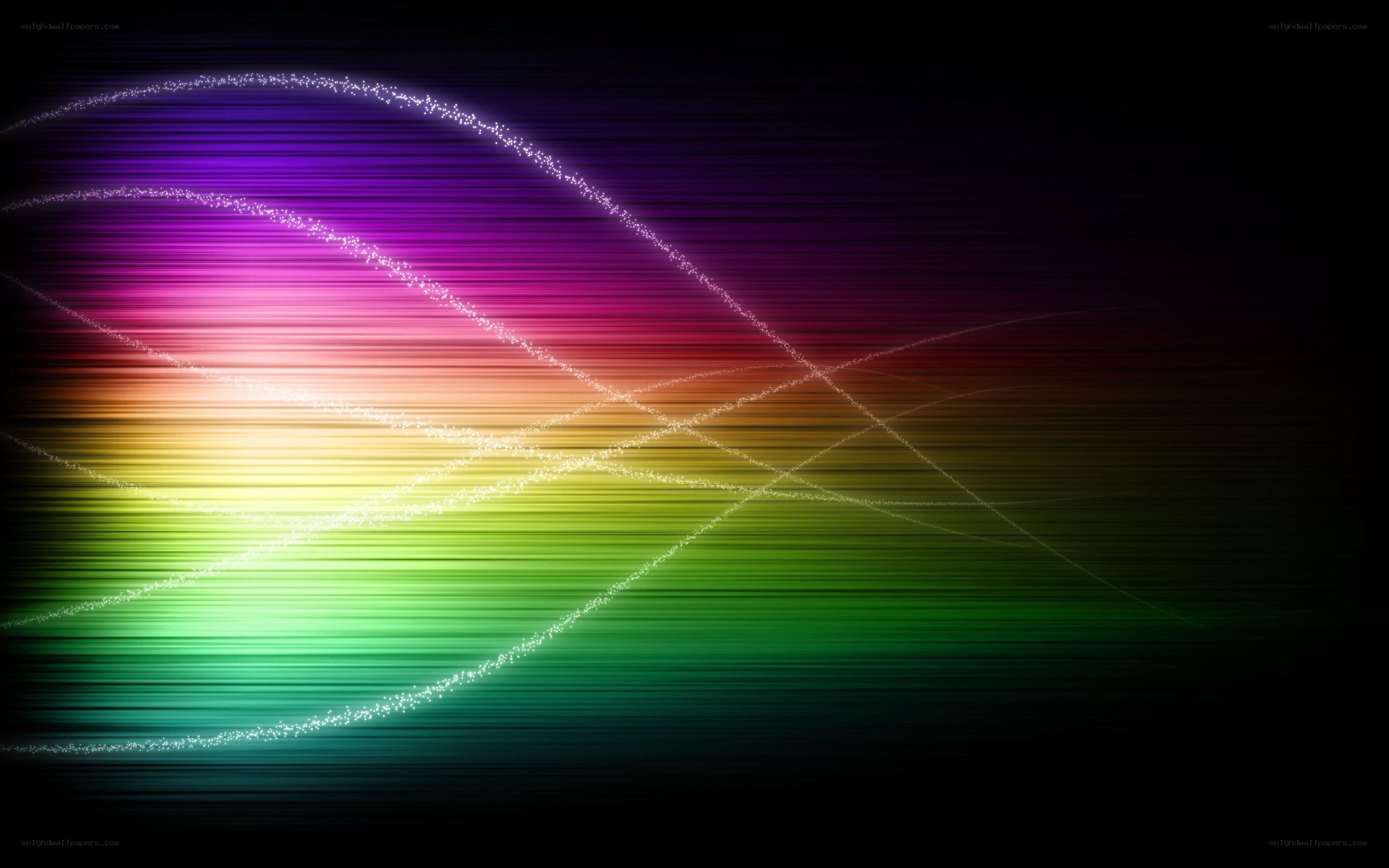 colorful light streaks