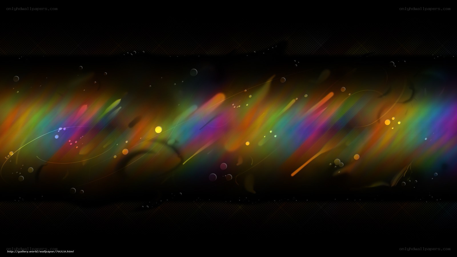 colorful light streaks abstract