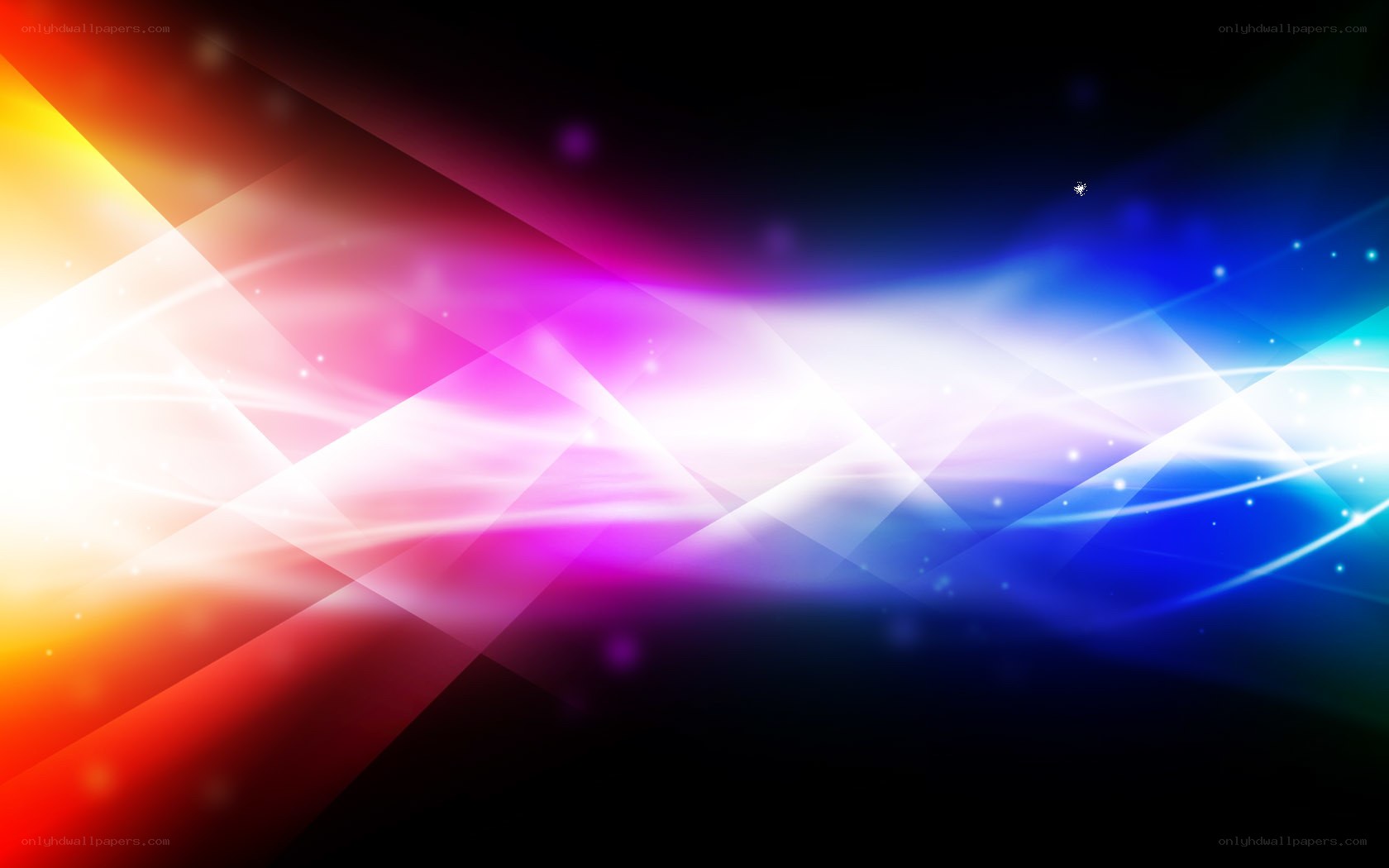 colorful light streaks abstract