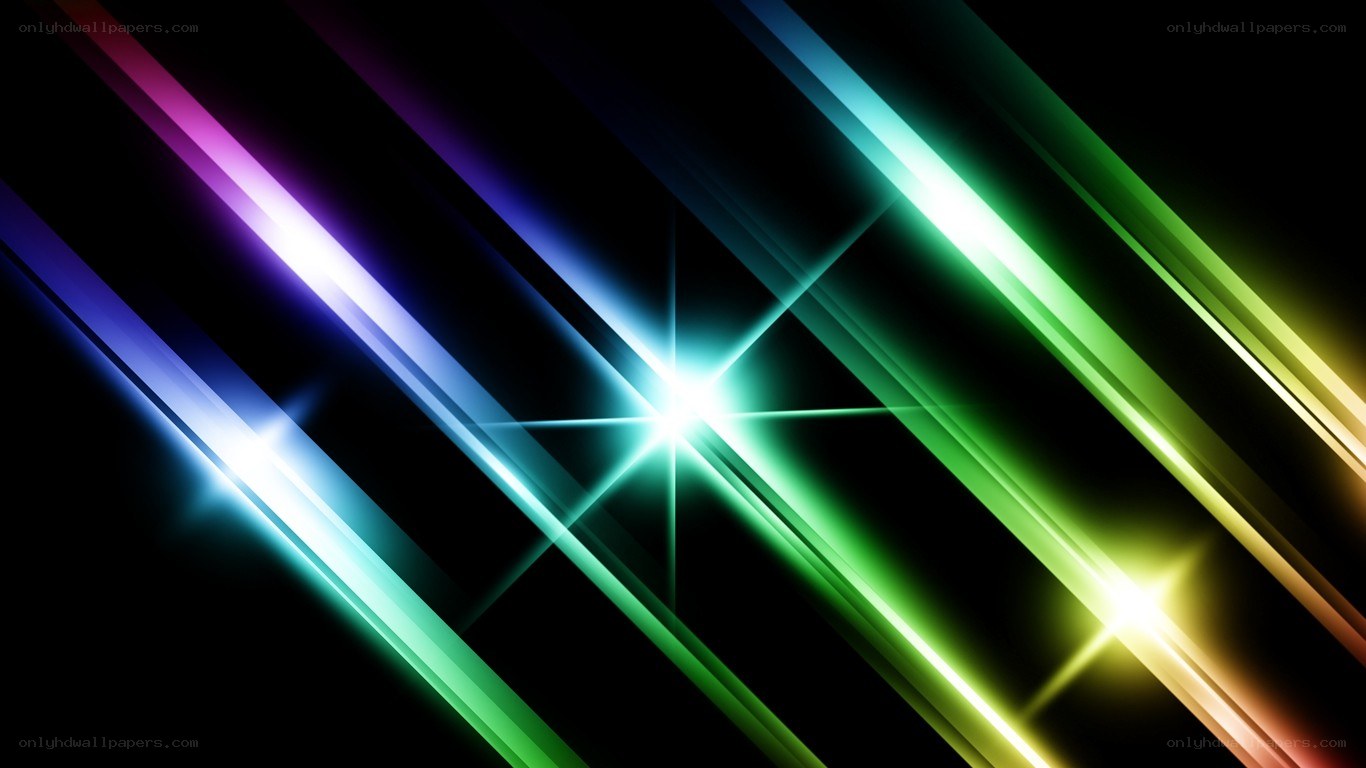 colorful light streaks abstract