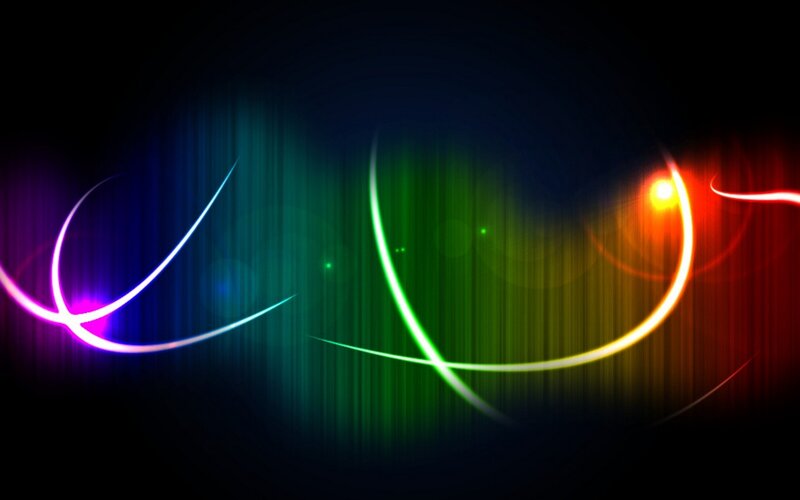 colorful light streaks abstract