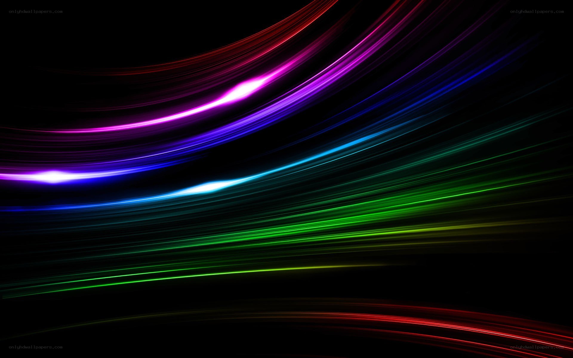 colorful light streaks abstract