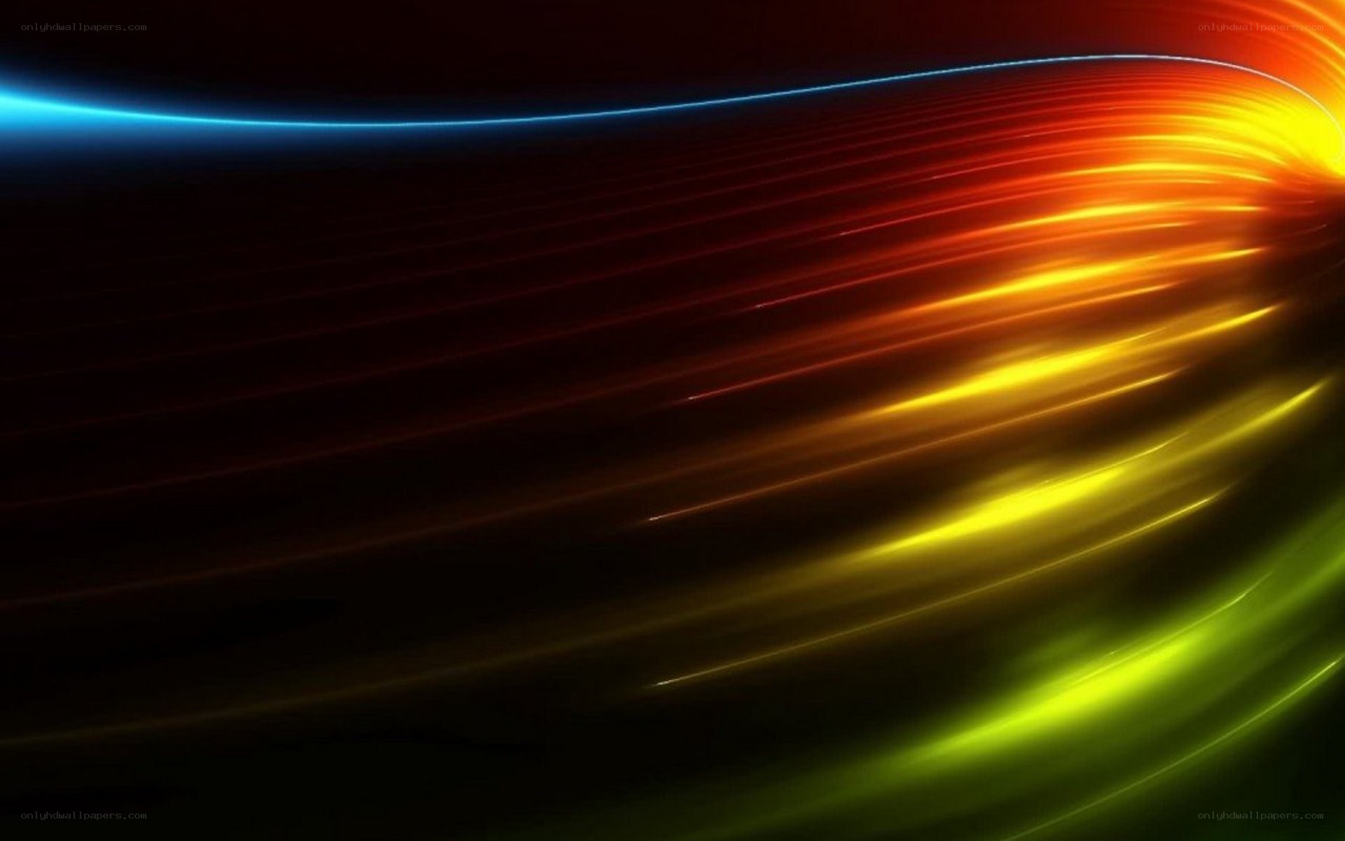 colorful light streaks abstract