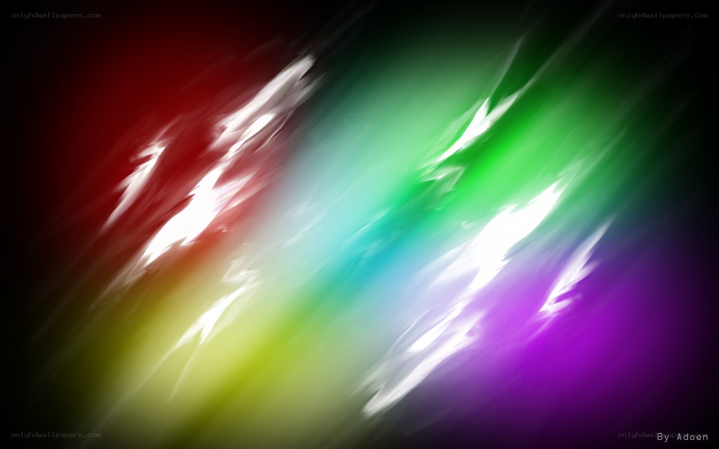 colorful light streaks abstract