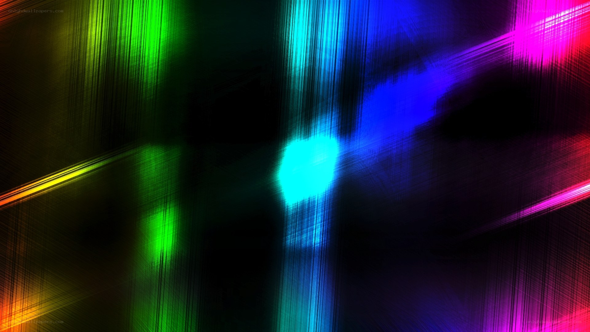 colorful light streaks abstract