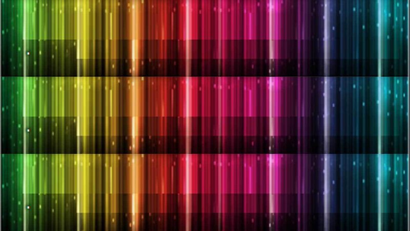 colorful light streaks animation