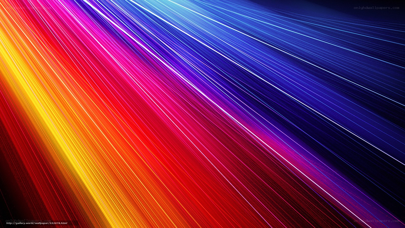 Colorful light streaks background