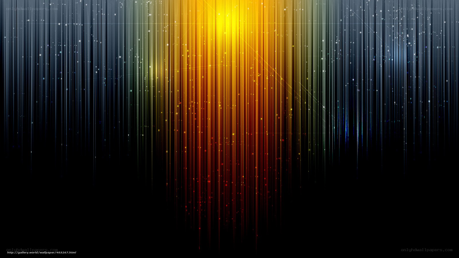 Colorful light streaks background