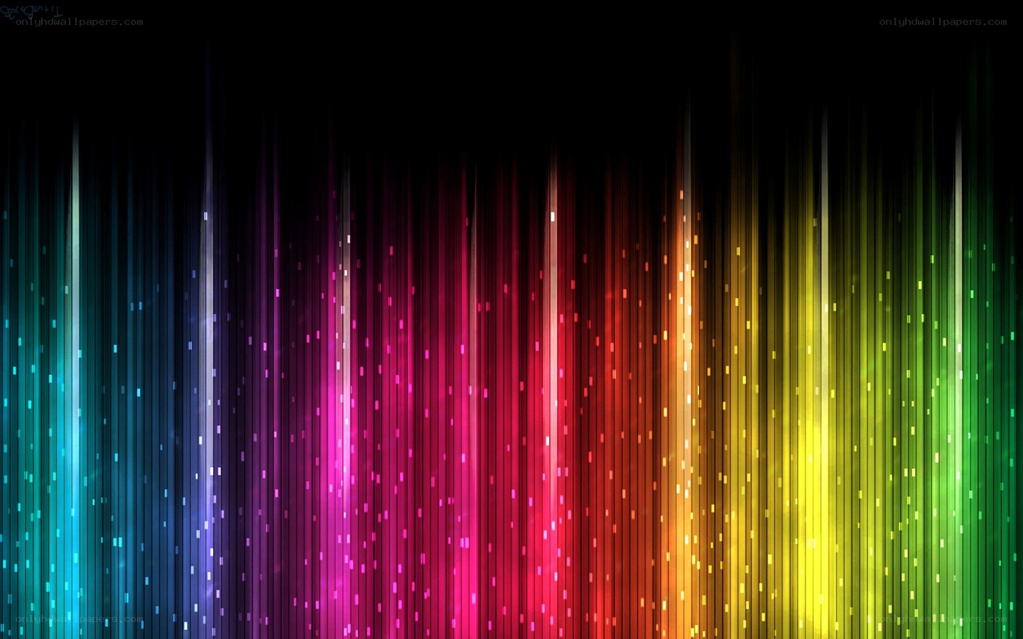 Colorful light streaks background